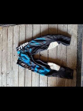 thor Black and Teal Graphic Casual Men's Pants